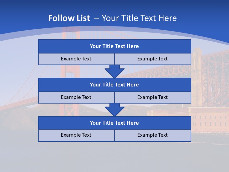 Red Marin County Coastline PowerPoint Template