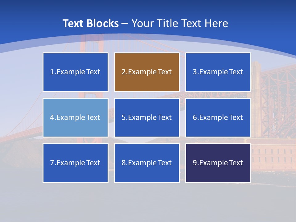 Red Marin County Coastline PowerPoint Template