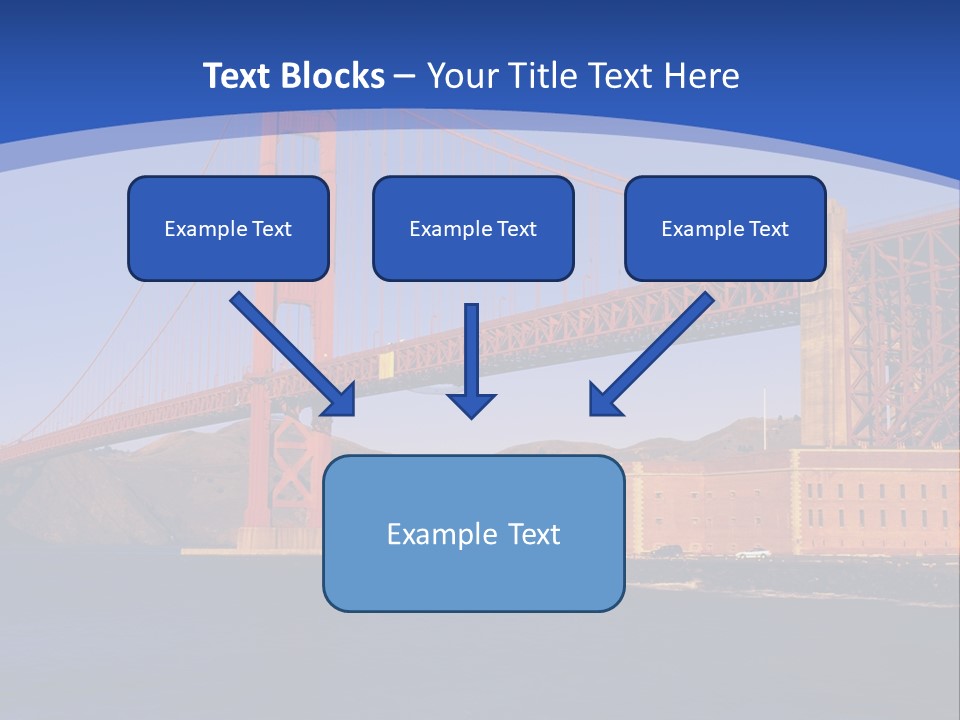 Red Marin County Coastline PowerPoint Template