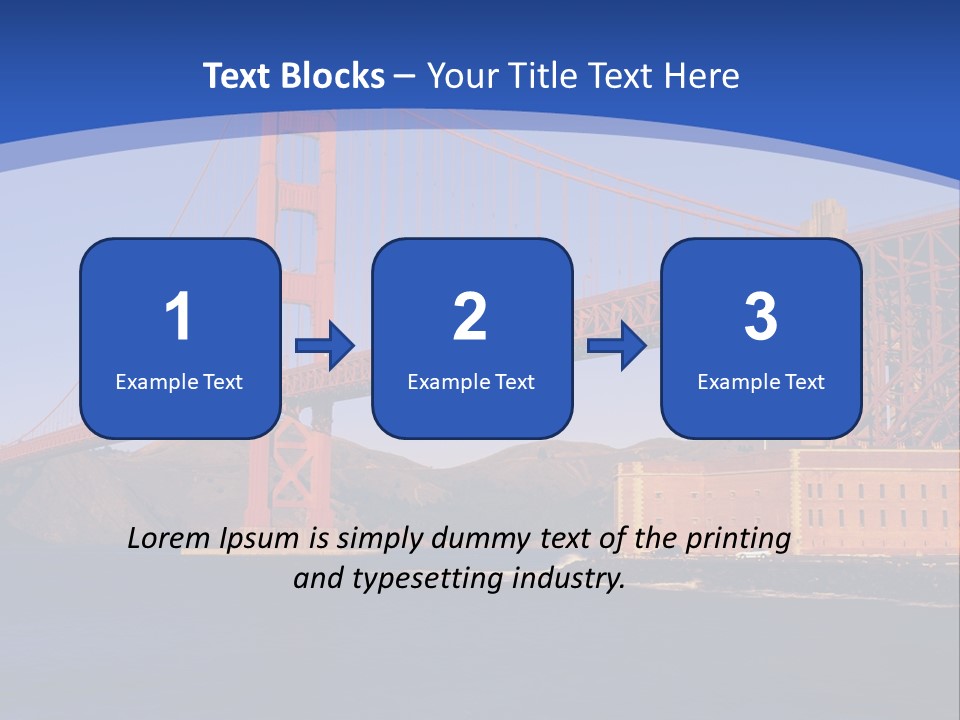 Red Marin County Coastline PowerPoint Template