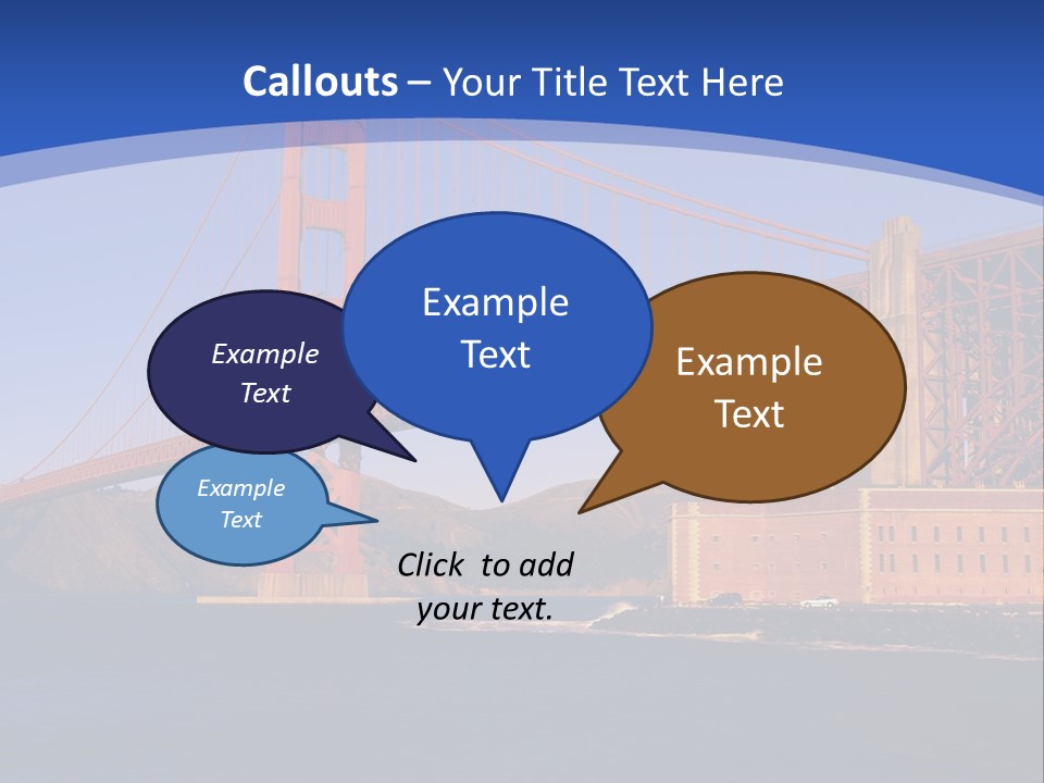 Red Marin County Coastline PowerPoint Template