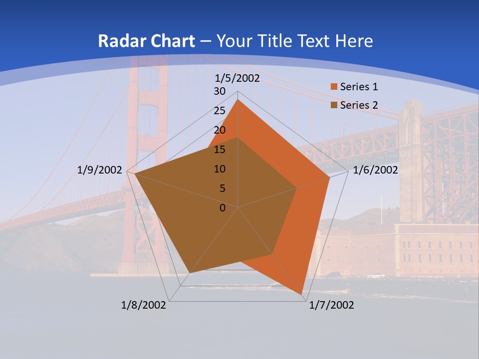 Red Marin County Coastline PowerPoint Template