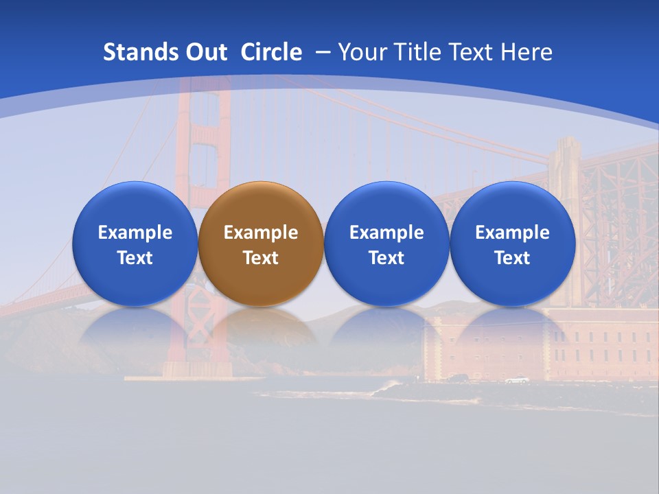 Red Marin County Coastline PowerPoint Template