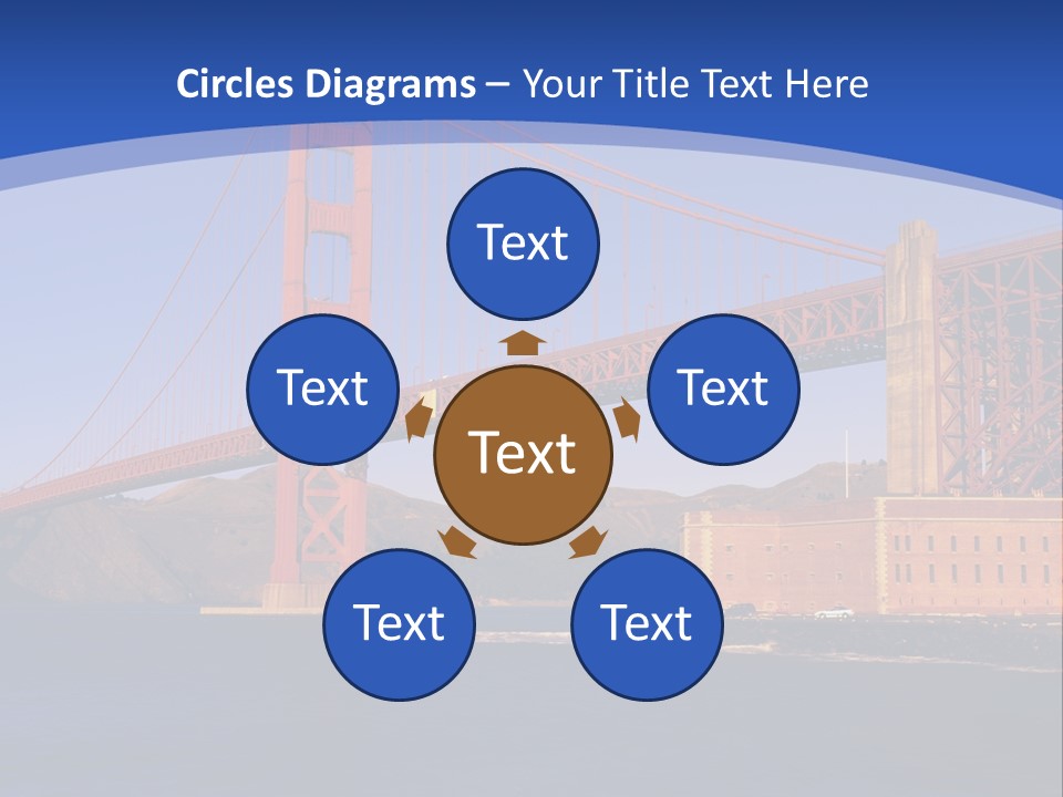 Red Marin County Coastline PowerPoint Template