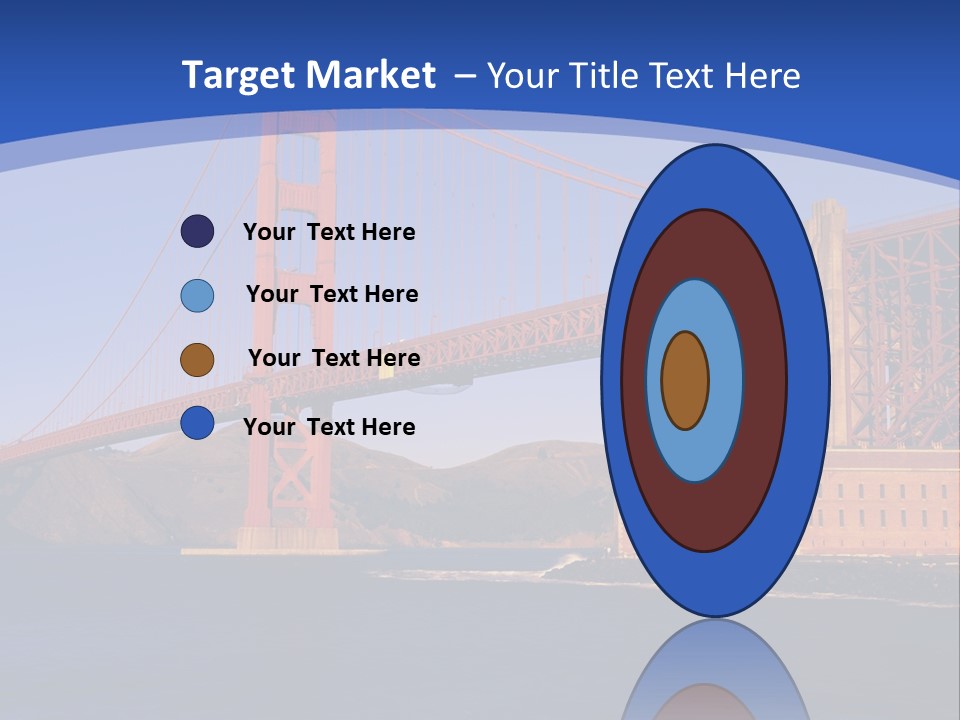 Red Marin County Coastline PowerPoint Template