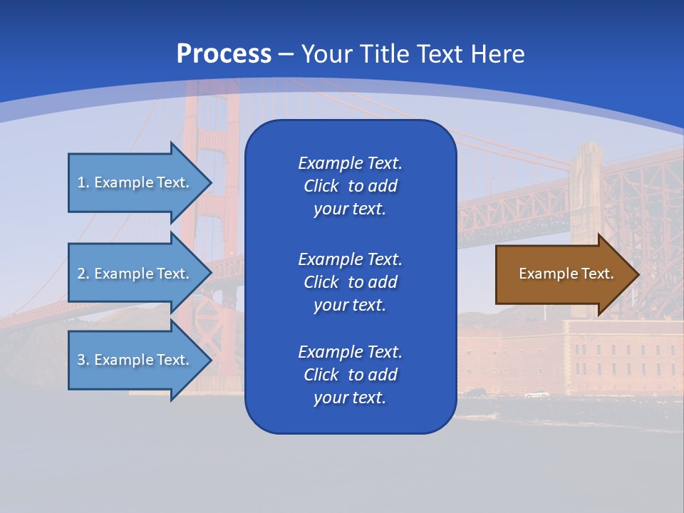 Red Marin County Coastline PowerPoint Template