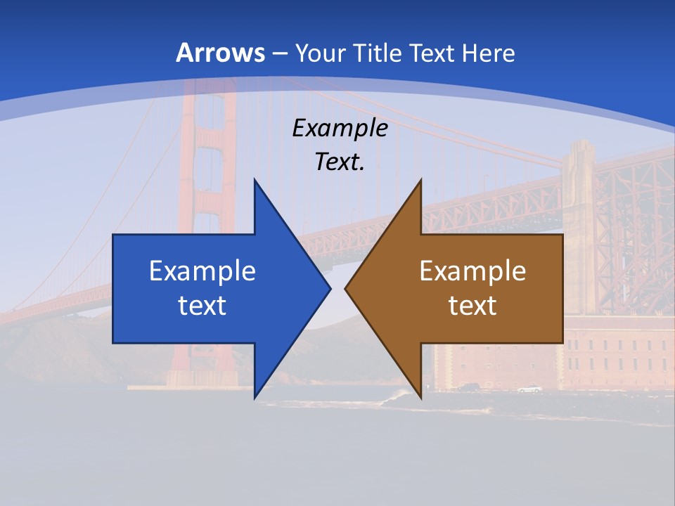 Red Marin County Coastline PowerPoint Template