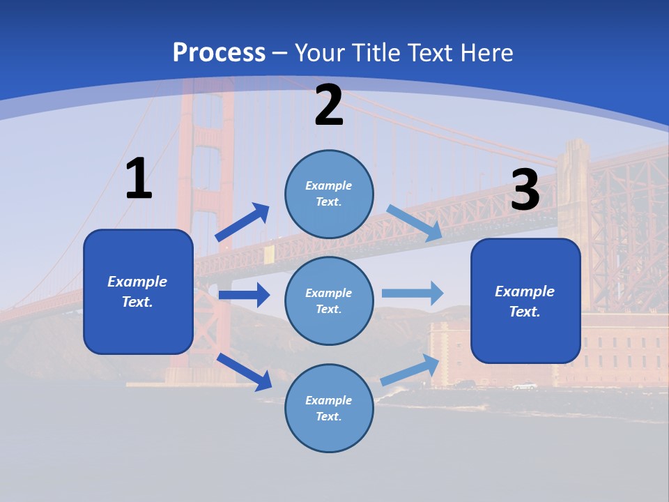 Red Marin County Coastline PowerPoint Template