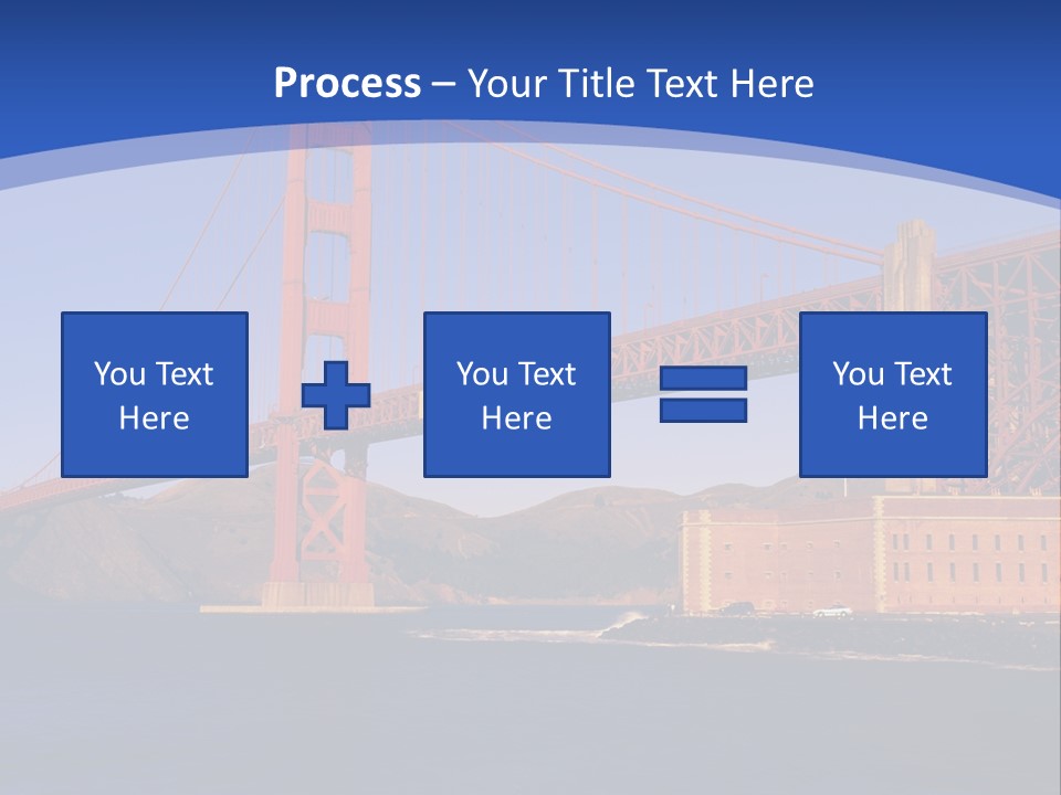 Red Marin County Coastline PowerPoint Template