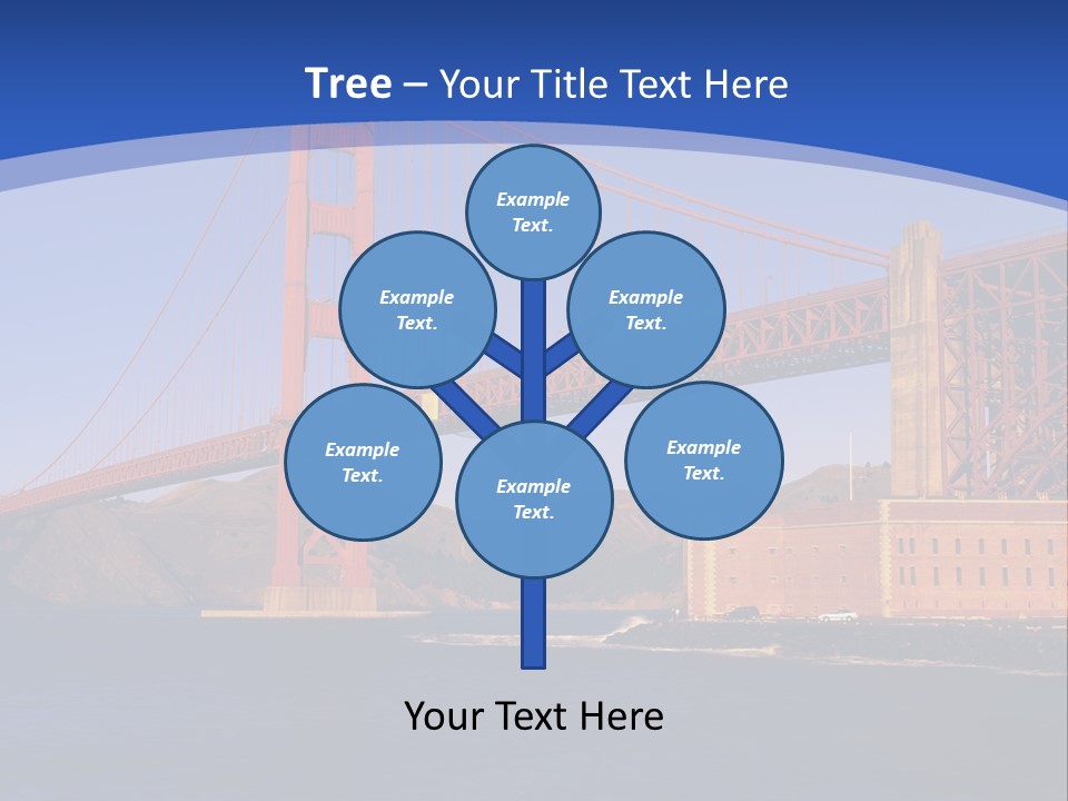 Red Marin County Coastline PowerPoint Template