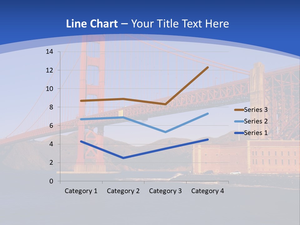 Red Marin County Coastline PowerPoint Template