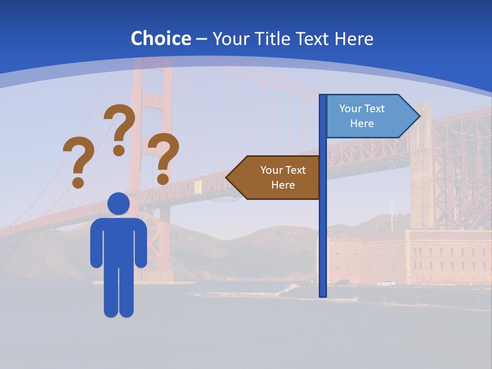 Red Marin County Coastline PowerPoint Template