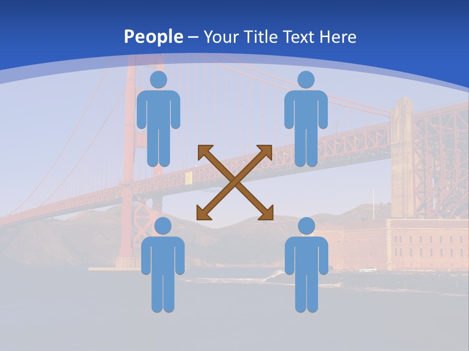 Red Marin County Coastline PowerPoint Template