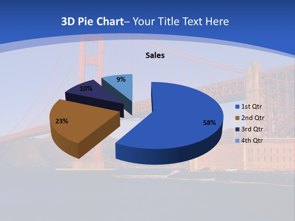 Red Marin County Coastline PowerPoint Template
