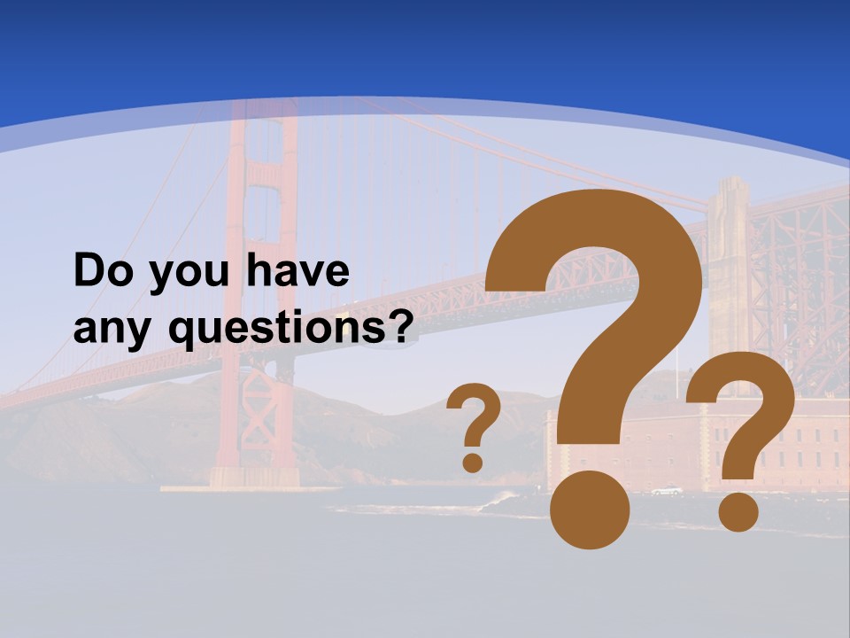 Red Marin County Coastline PowerPoint Template