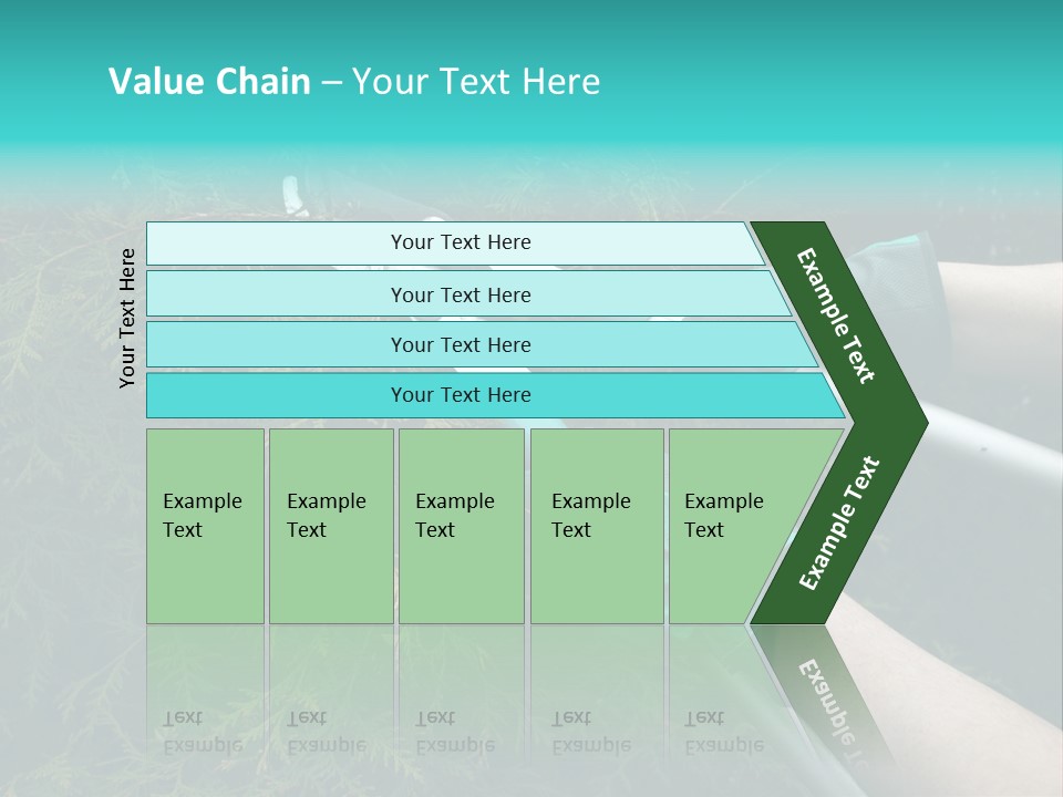 Thuja Shearing Equipment PowerPoint Template