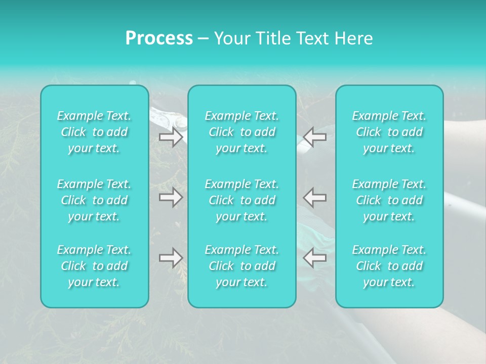 Thuja Shearing Equipment PowerPoint Template