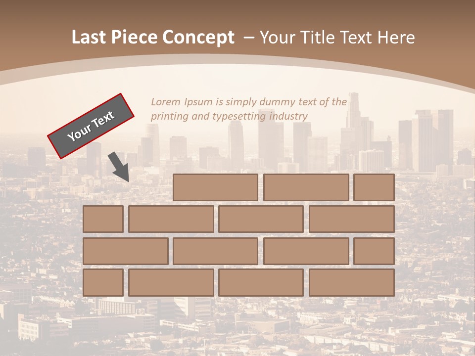 City Los Angeles Downtown PowerPoint Template