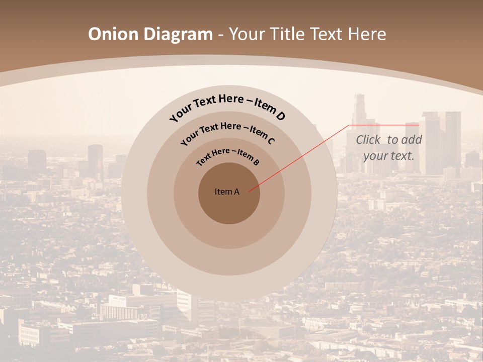 City Los Angeles Downtown PowerPoint Template