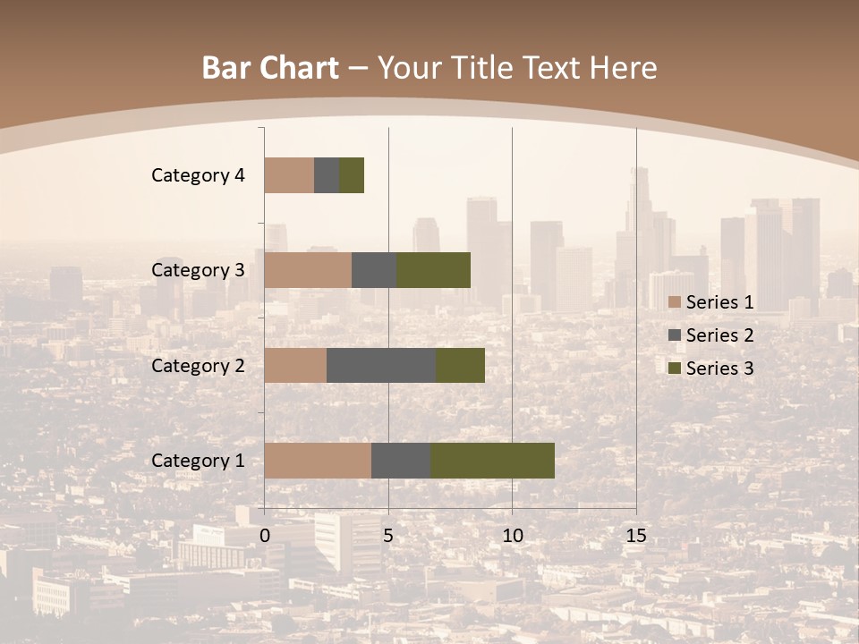 City Los Angeles Downtown PowerPoint Template