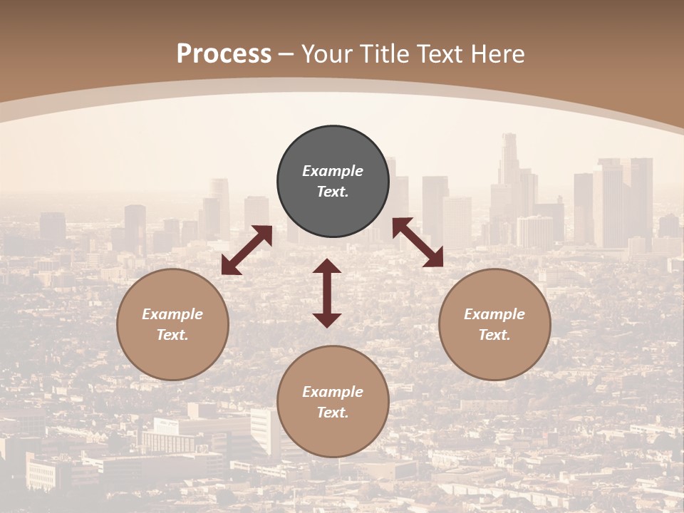 City Los Angeles Downtown PowerPoint Template