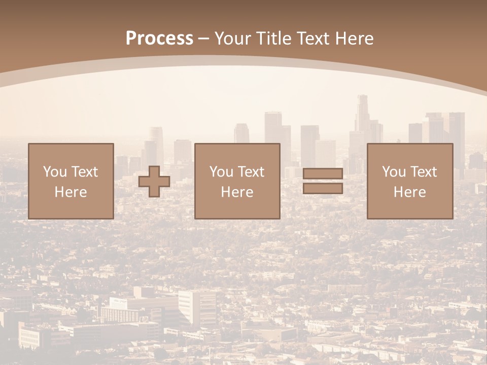 City Los Angeles Downtown PowerPoint Template