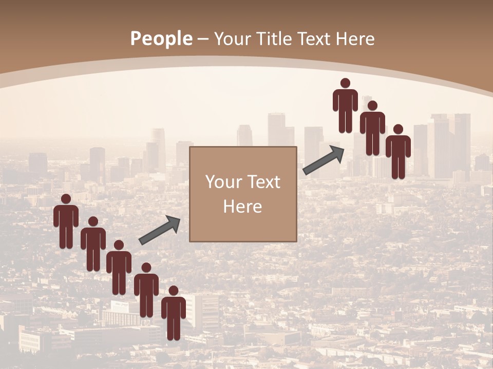 City Los Angeles Downtown PowerPoint Template