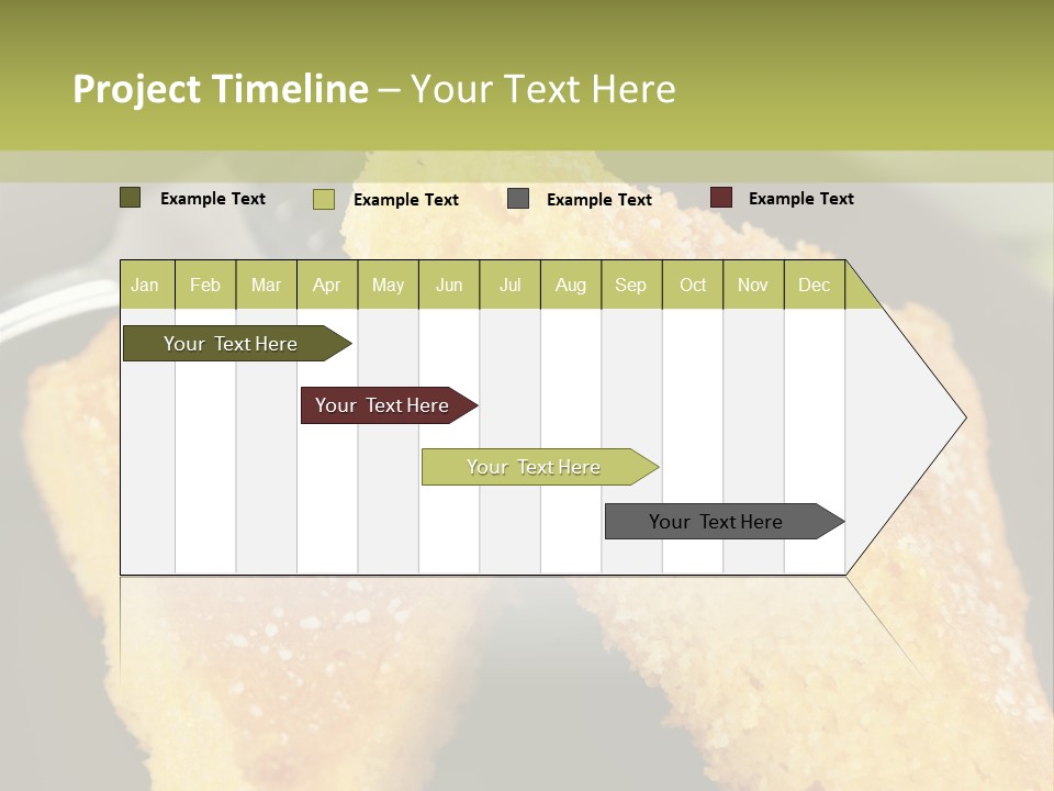 A Piece Of Cake On A Plate With A Fork PowerPoint Template