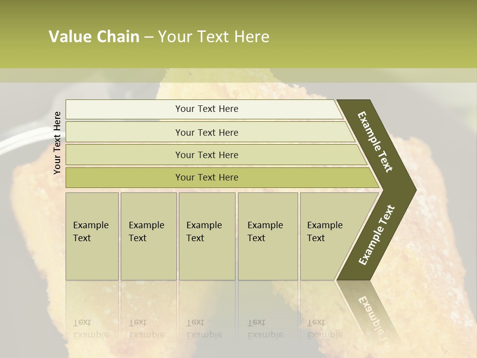 A Piece Of Cake On A Plate With A Fork PowerPoint Template
