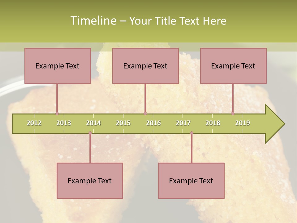 A Piece Of Cake On A Plate With A Fork PowerPoint Template