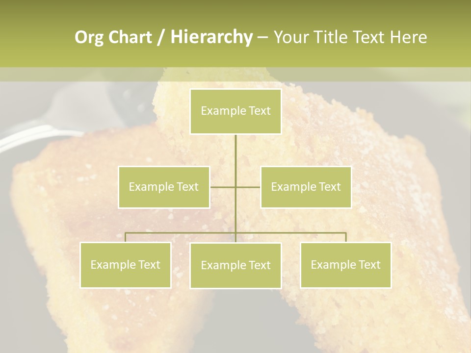 A Piece Of Cake On A Plate With A Fork PowerPoint Template