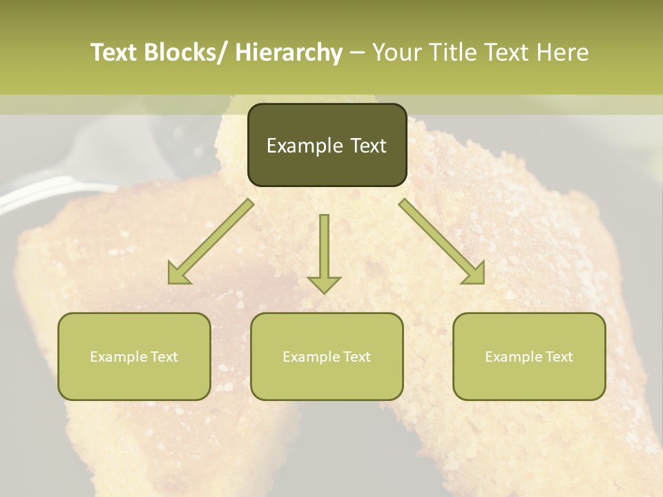 A Piece Of Cake On A Plate With A Fork PowerPoint Template