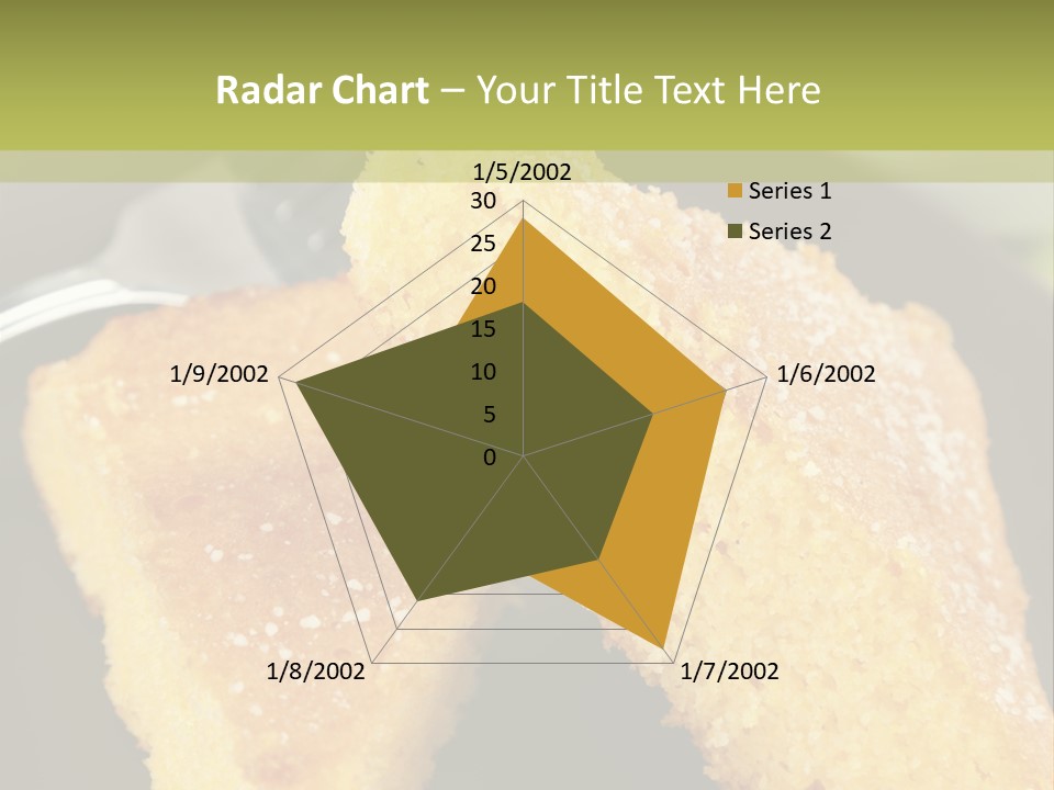 A Piece Of Cake On A Plate With A Fork PowerPoint Template