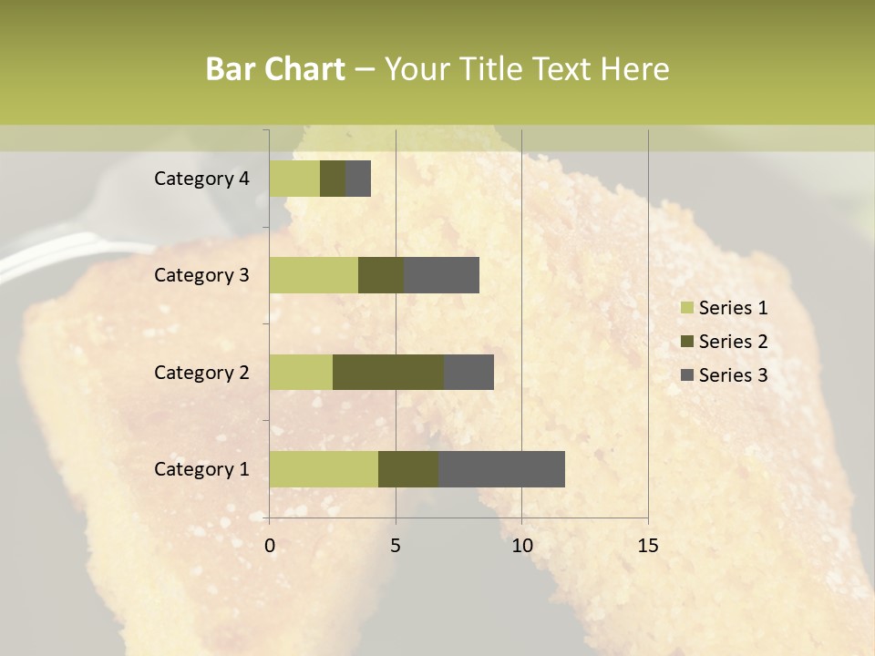 A Piece Of Cake On A Plate With A Fork PowerPoint Template