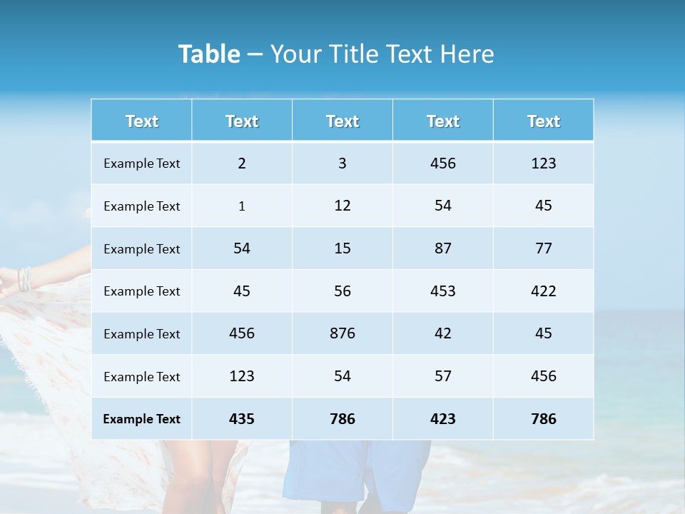 Sea Natural Romance PowerPoint Template