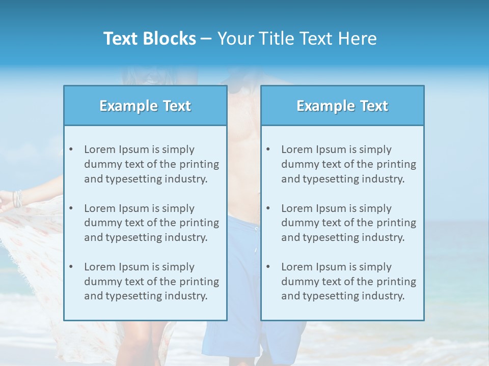 Sea Natural Romance PowerPoint Template