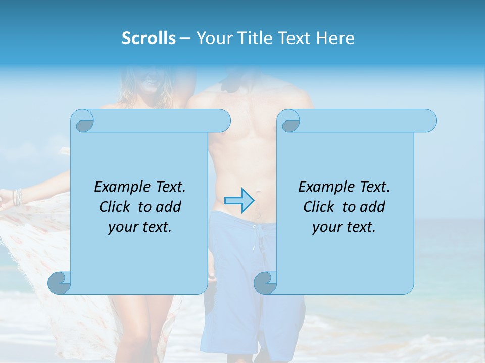 Sea Natural Romance PowerPoint Template
