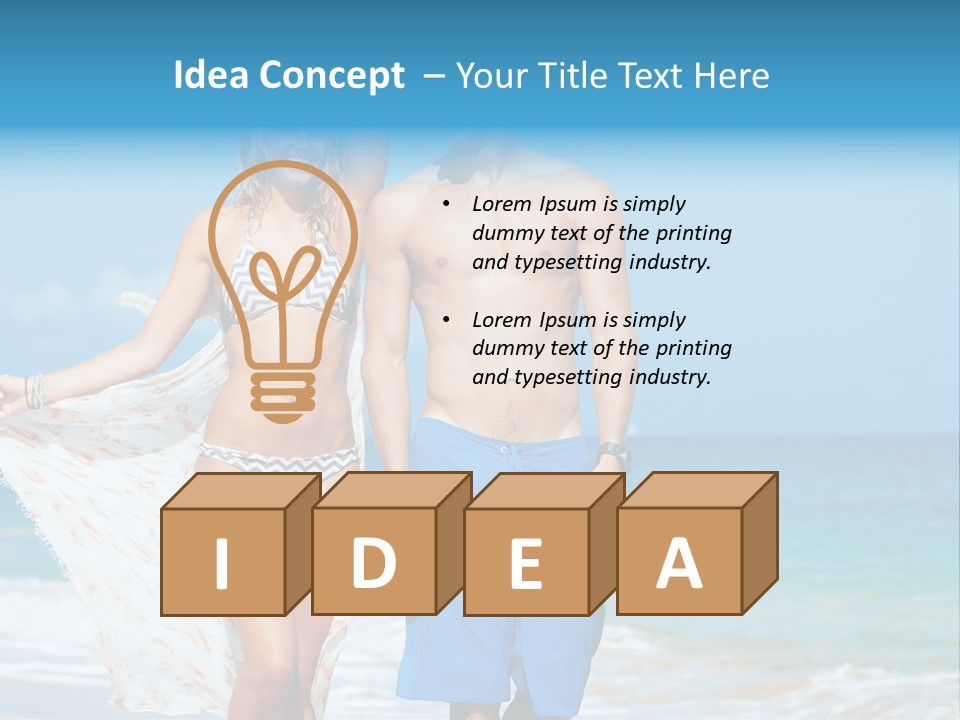 Sea Natural Romance PowerPoint Template