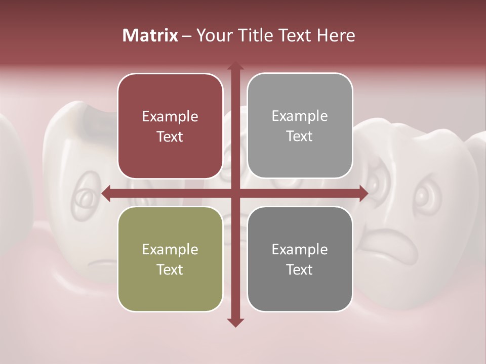 Dental Decay Illustration Toothache PowerPoint Template