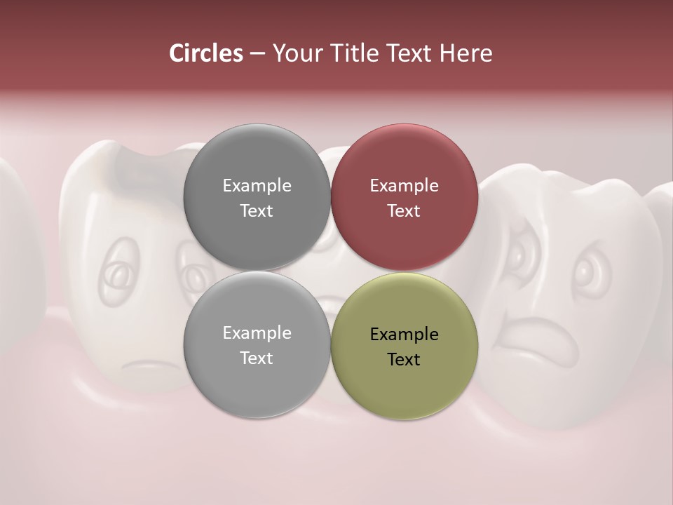 Dental Decay Illustration Toothache PowerPoint Template
