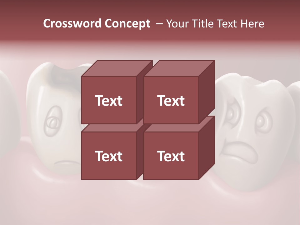 Dental Decay Illustration Toothache PowerPoint Template