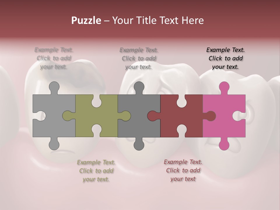 Dental Decay Illustration Toothache PowerPoint Template