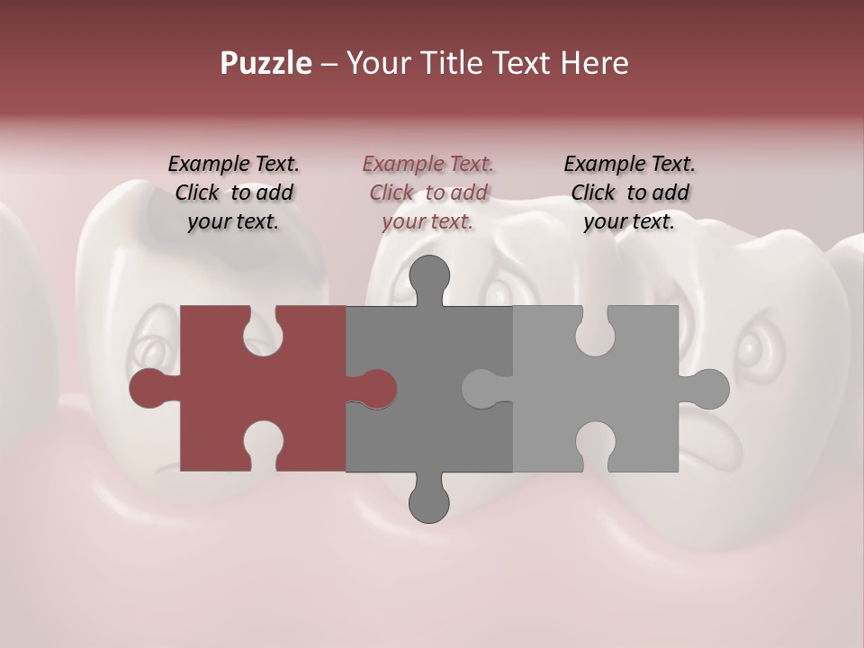 Dental Decay Illustration Toothache PowerPoint Template