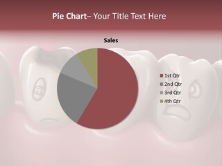 Dental Decay Illustration Toothache PowerPoint Template