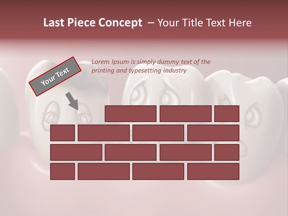 Dental Decay Illustration Toothache PowerPoint Template