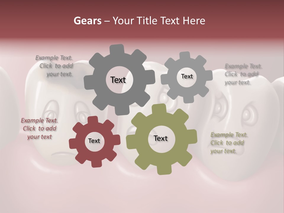 Dental Decay Illustration Toothache PowerPoint Template