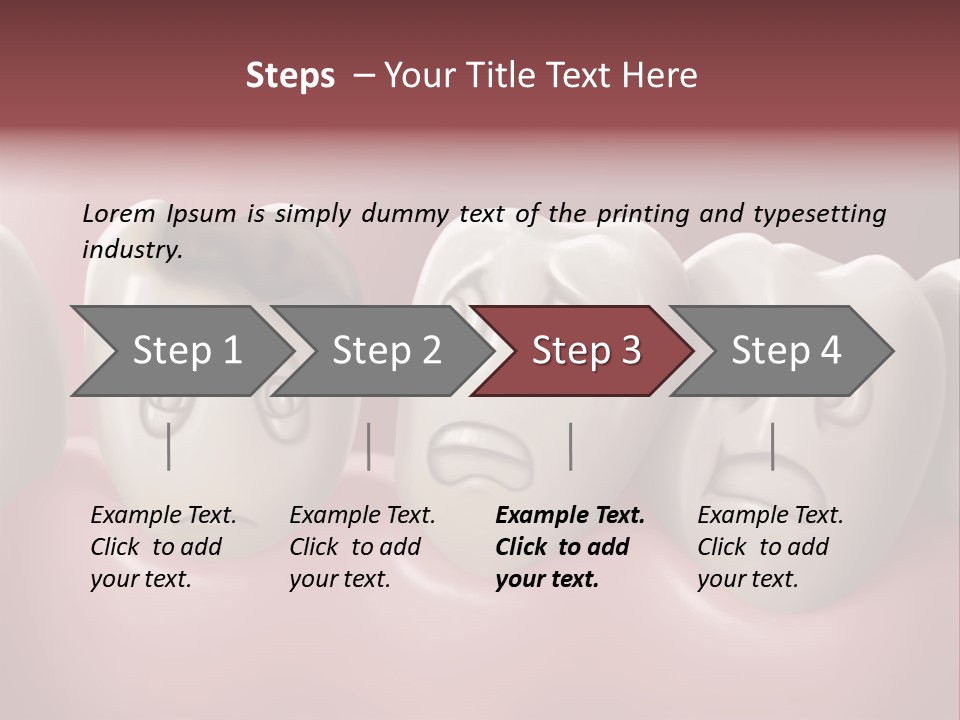 Dental Decay Illustration Toothache PowerPoint Template