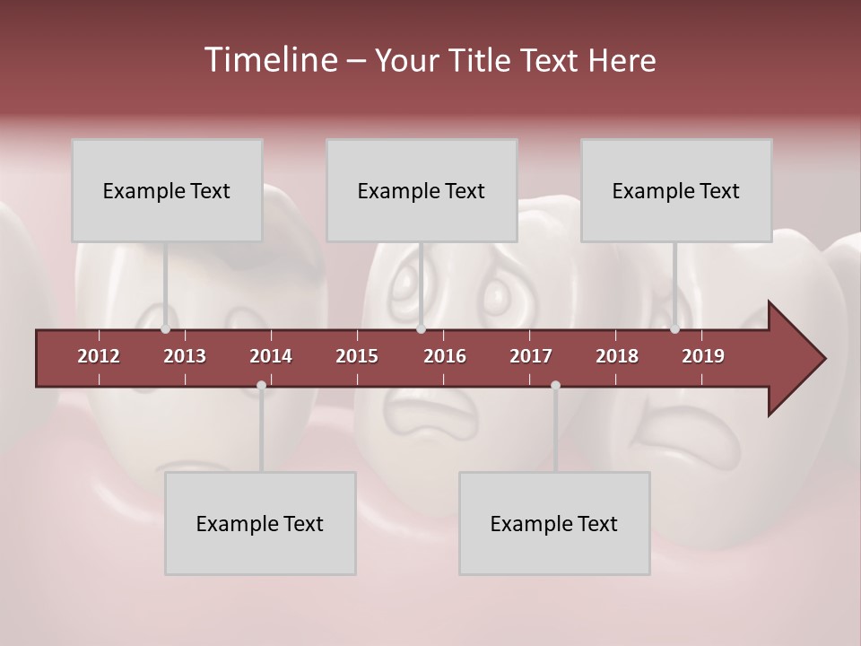 Dental Decay Illustration Toothache PowerPoint Template