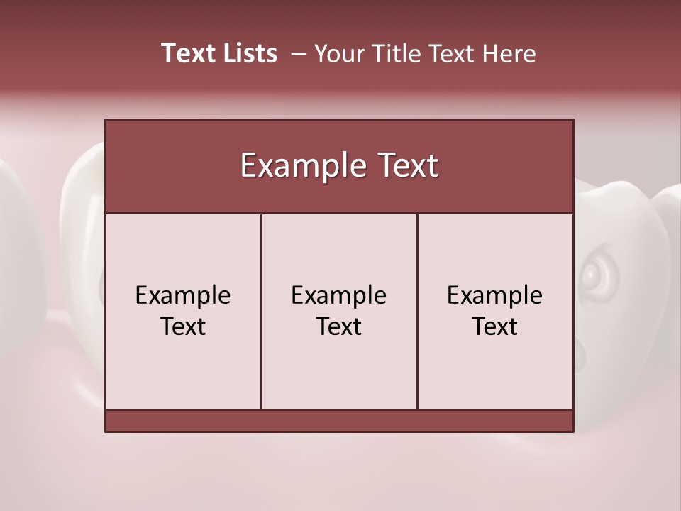 Dental Decay Illustration Toothache PowerPoint Template