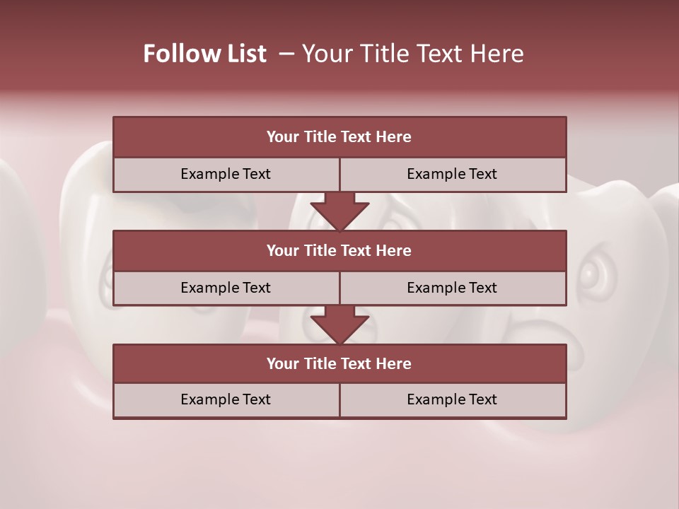 Dental Decay Illustration Toothache PowerPoint Template